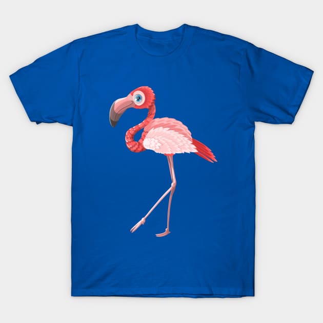Pink Flamingo Artwork T-Shirt by PatrioTEEism